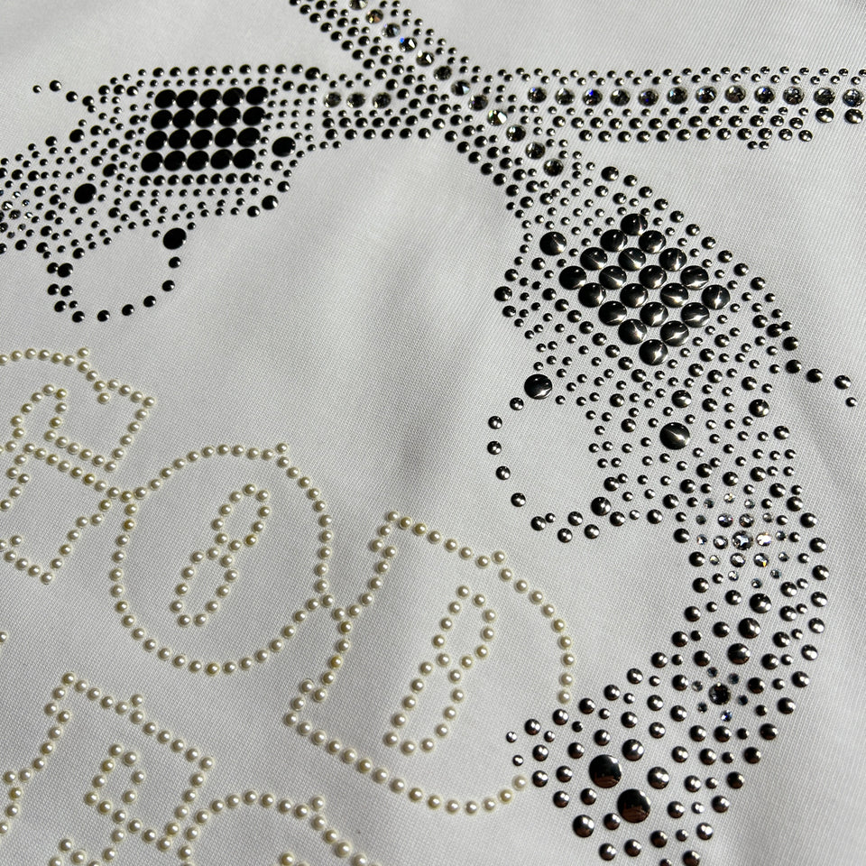 将图片加载到图库查看器,METAL CROSSGUN GOD BLESS T / WHITE