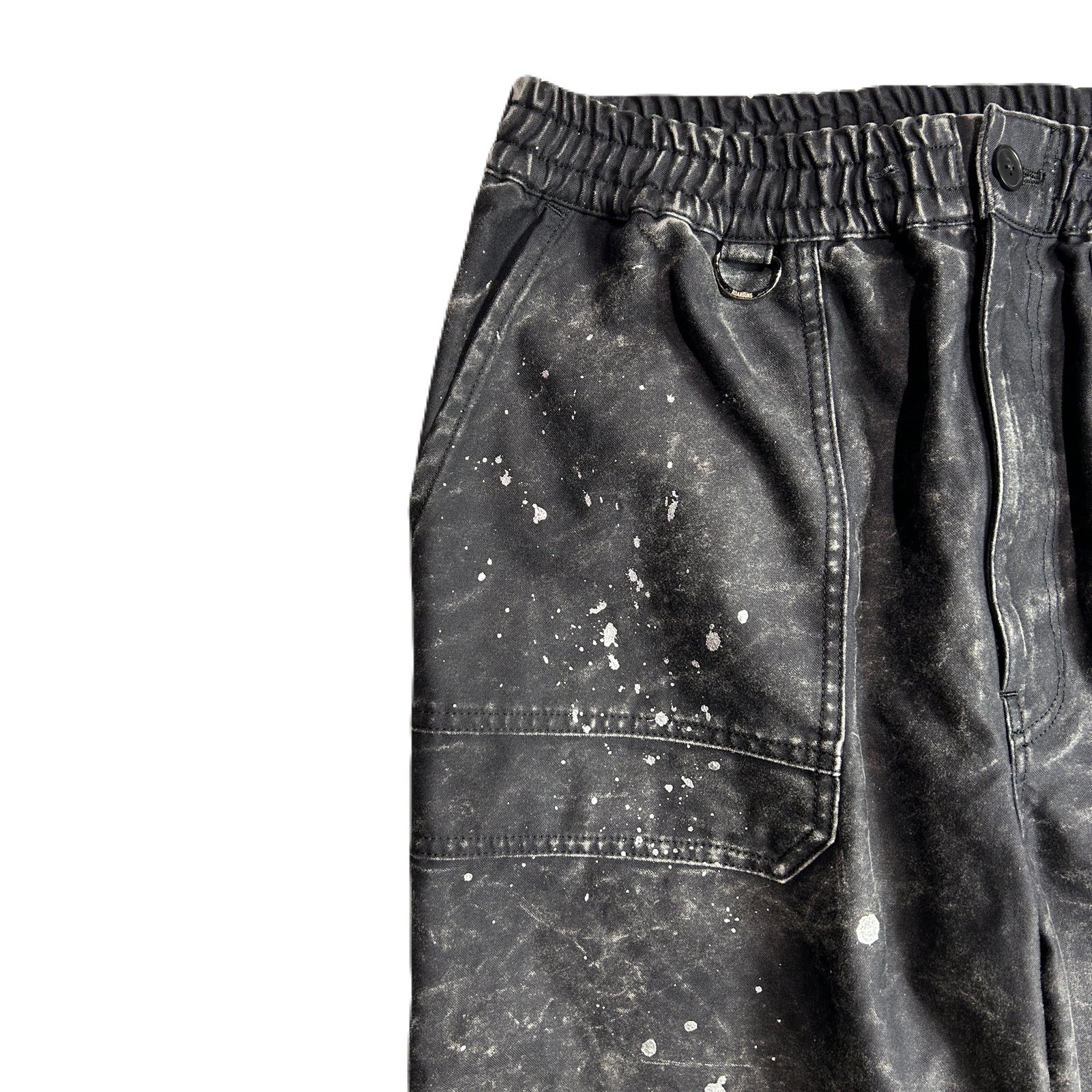 将图片加载到图库查看器,BACK SATIN EASY PANTS / BLACK