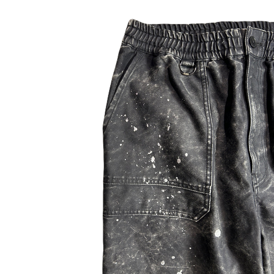 将图片加载到图库查看器,BACK SATIN EASY PANTS / BLACK
