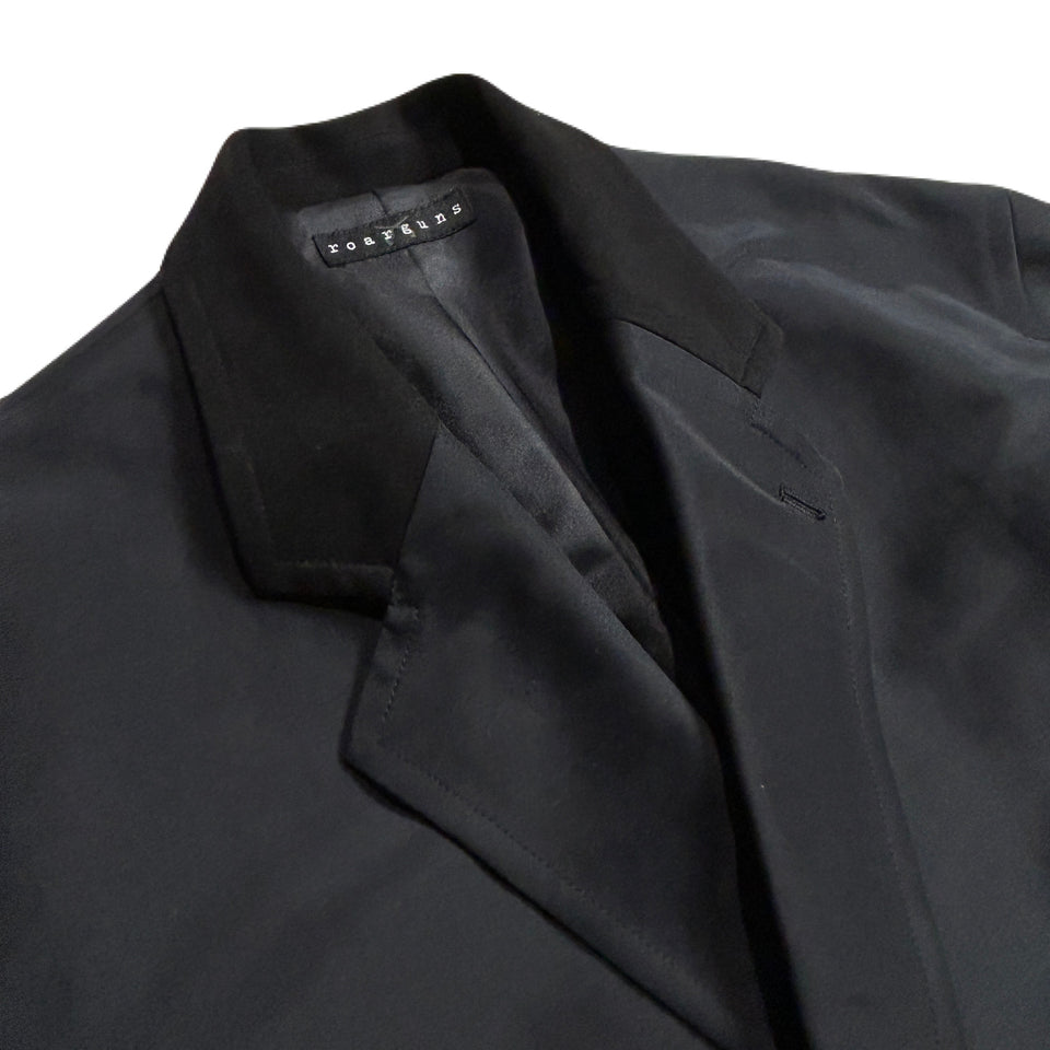将图片加载到图库查看器,N/C CLOTH PEACH SKIN COAT / BLACK