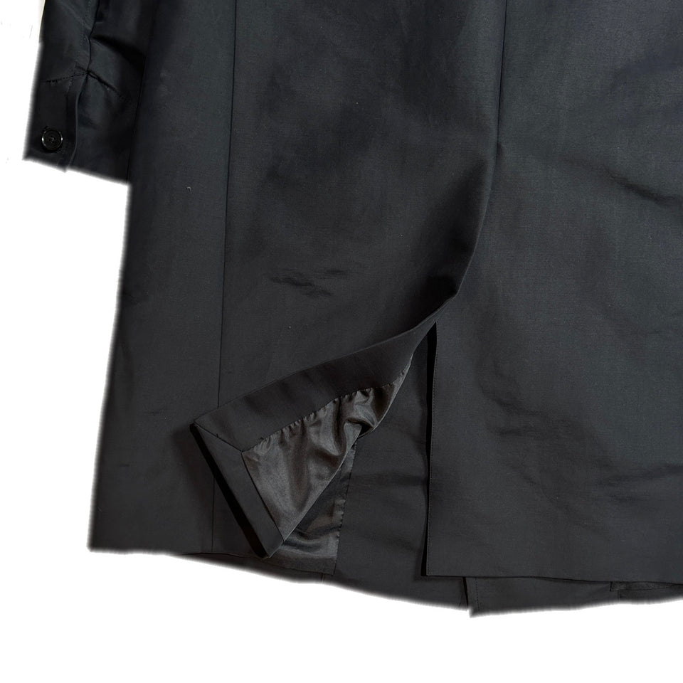 将图片加载到图库查看器,N/C CLOTH PEACH SKIN COAT / BLACK