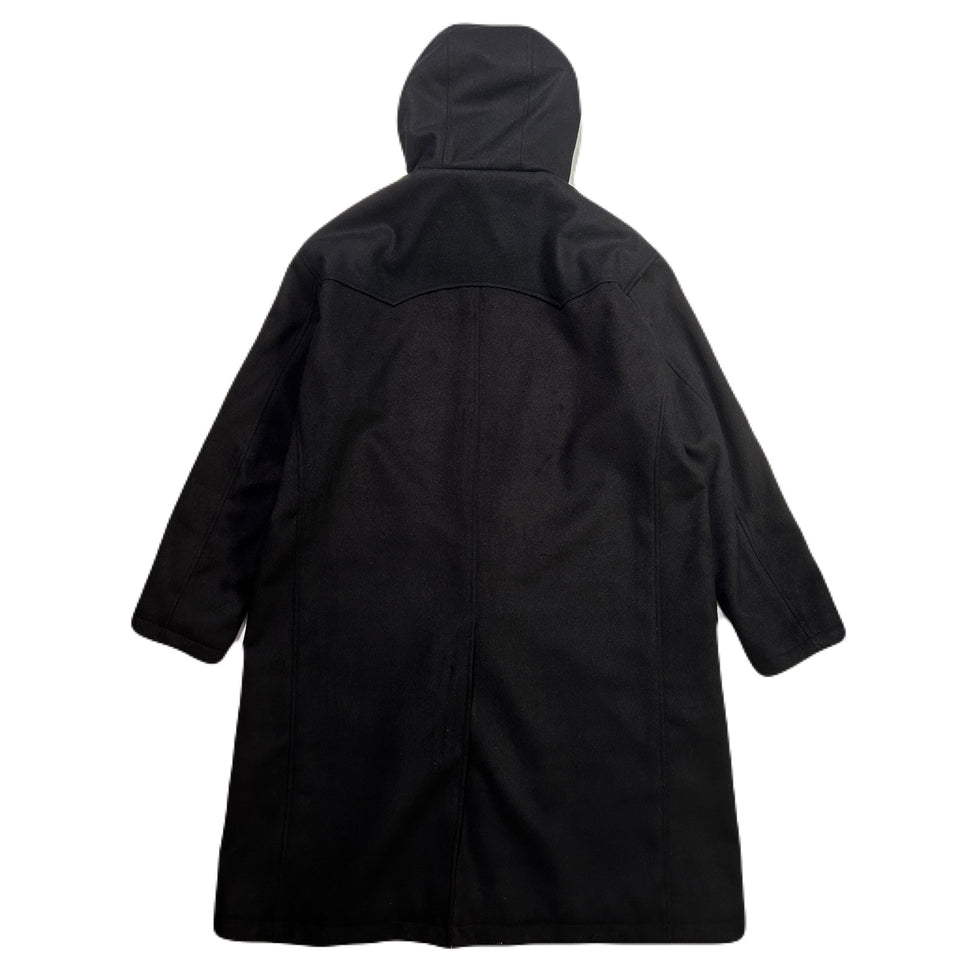 将图片加载到图库查看器,MELTON LONG COAT / BLACK