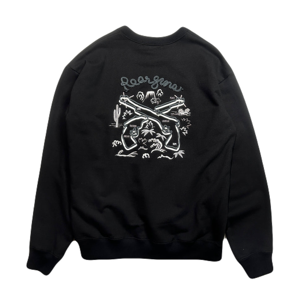 Load image into Gallery viewer, SOUVENIR SWEAT SHIRT / BLACK*MONO