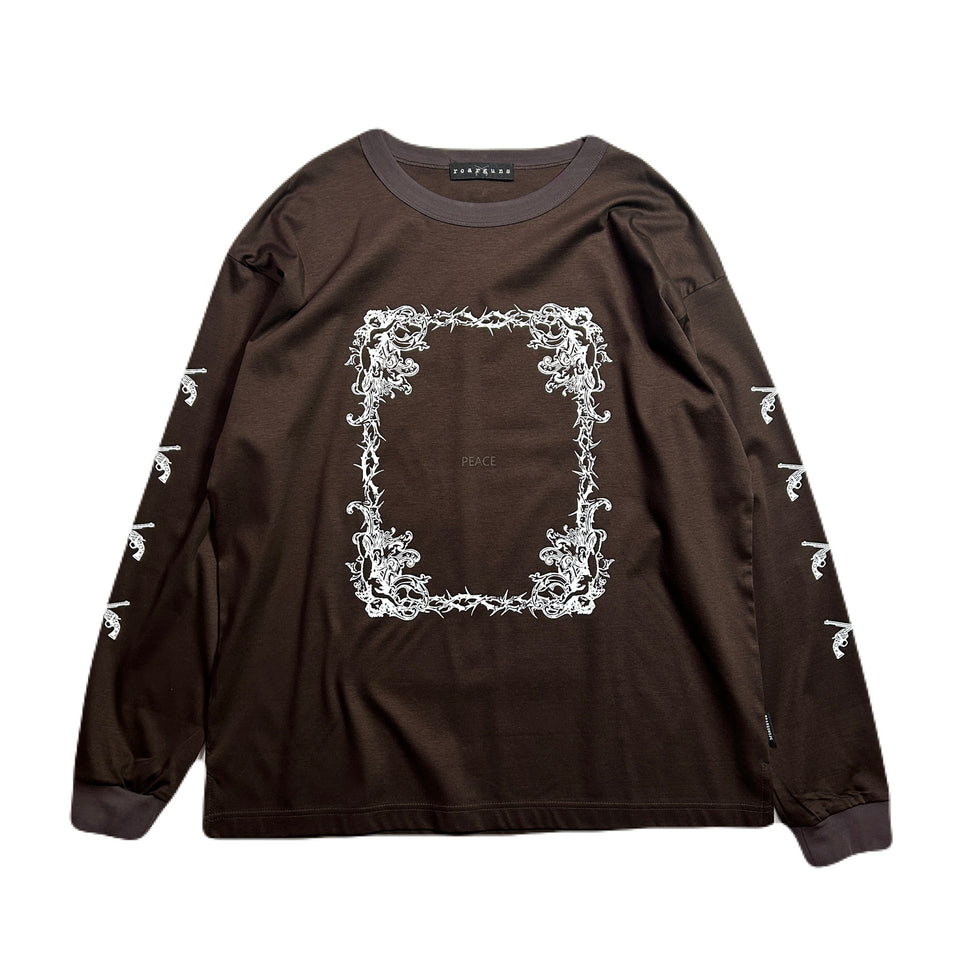 画像をギャラリービューアに読み込む, ANGEL FRAME L/S T-SHIRT / BROWN