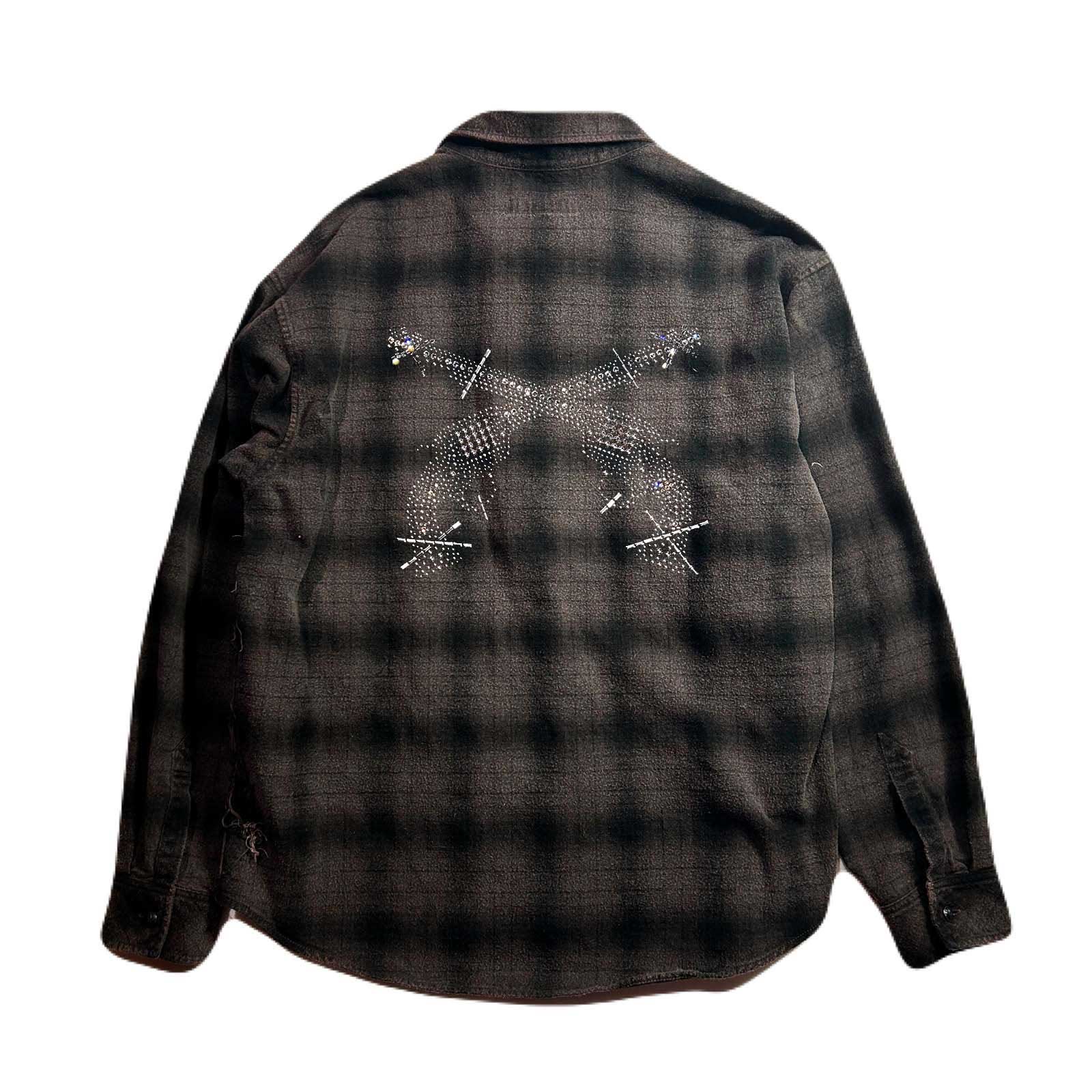 Load image into Gallery viewer, SHGGY CHECK SHIRT METAL / BRONN