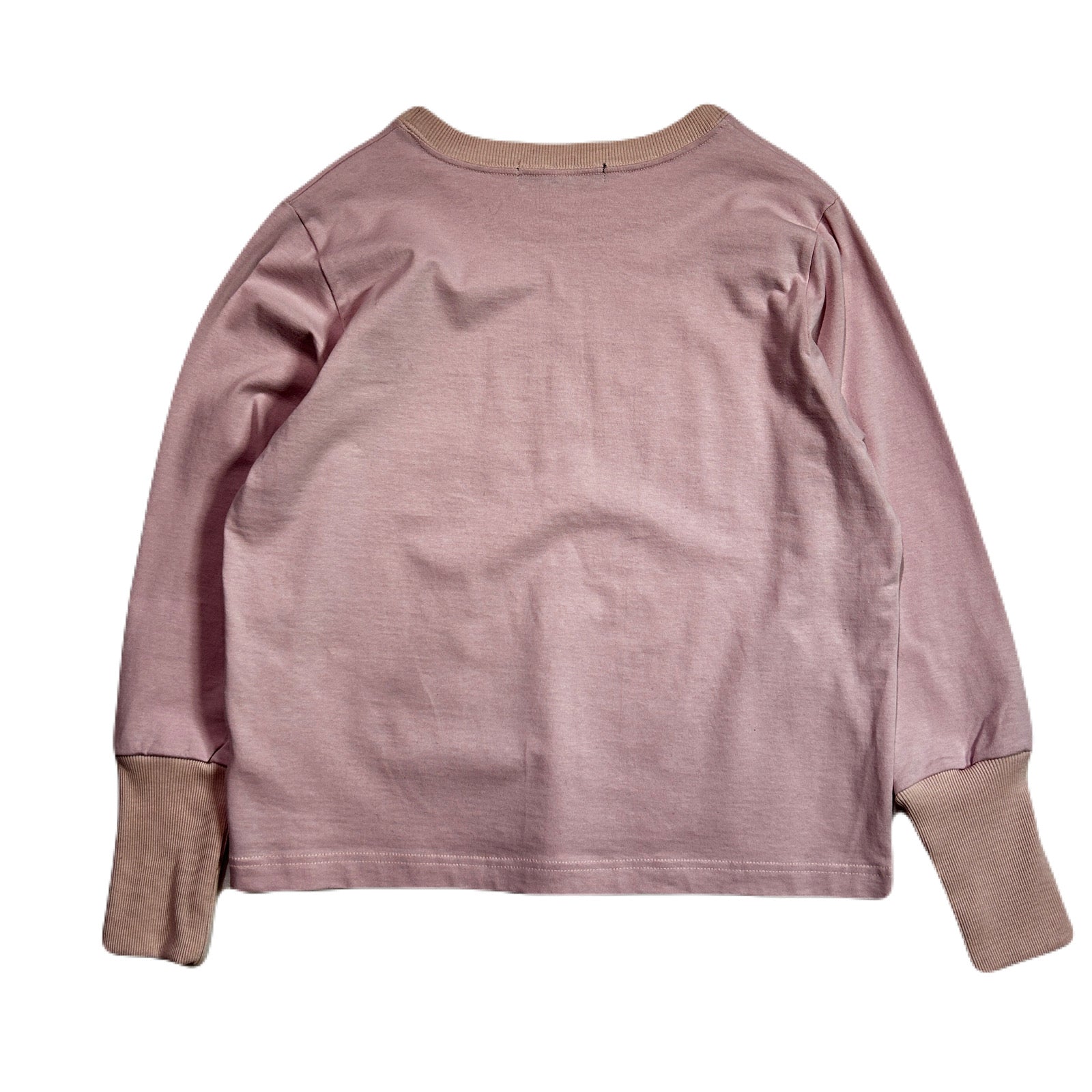 画像をギャラリービューアに読み込む, WOMENS ORGANDY FLOWER L/S T-SHIRT / PINK