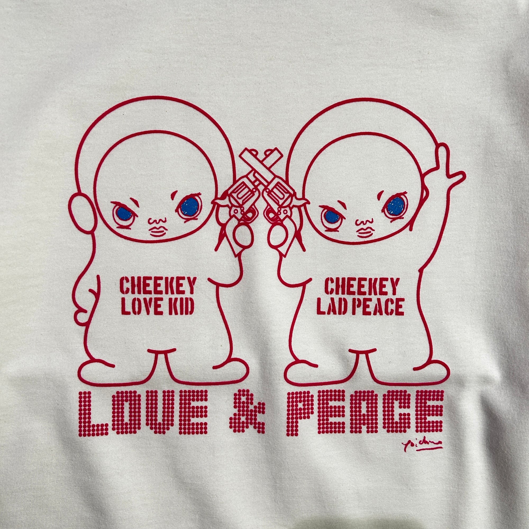 画像をギャラリービューアに読み込む, WOMENS CHEEKEY L/S T-SHIRT / WHITE