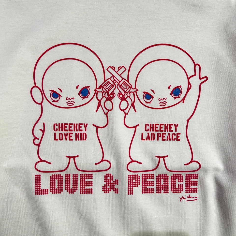 画像をギャラリービューアに読み込む, WOMENS CHEEKEY L/S T-SHIRT / WHITE