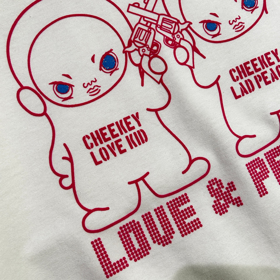 画像をギャラリービューアに読み込む, WOMENS CHEEKEY L/S T-SHIRT / WHITE