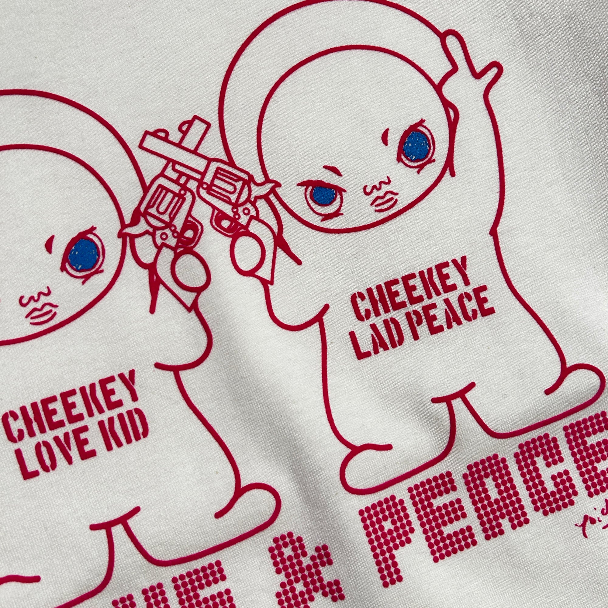 画像をギャラリービューアに読み込む, WOMENS CHEEKEY L/S T-SHIRT / WHITE