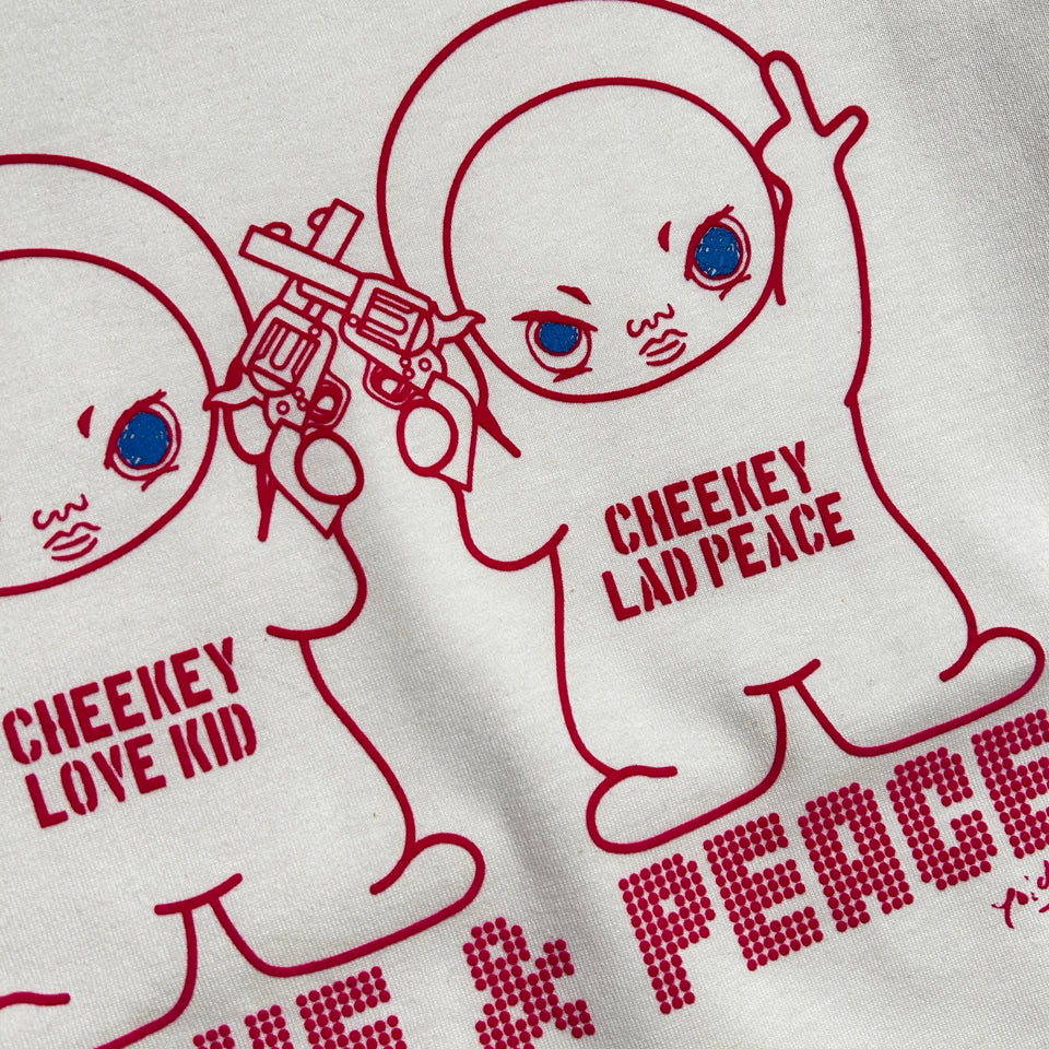 画像をギャラリービューアに読み込む, WOMENS CHEEKEY L/S T-SHIRT / WHITE