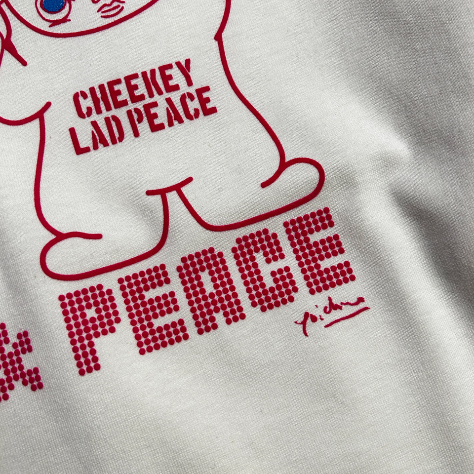 画像をギャラリービューアに読み込む, WOMENS CHEEKEY L/S T-SHIRT / WHITE