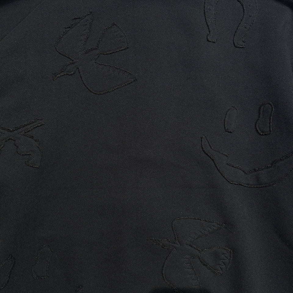 Load image into Gallery viewer, MIX EMBROIDERY PATCH HOODIE / BLACK