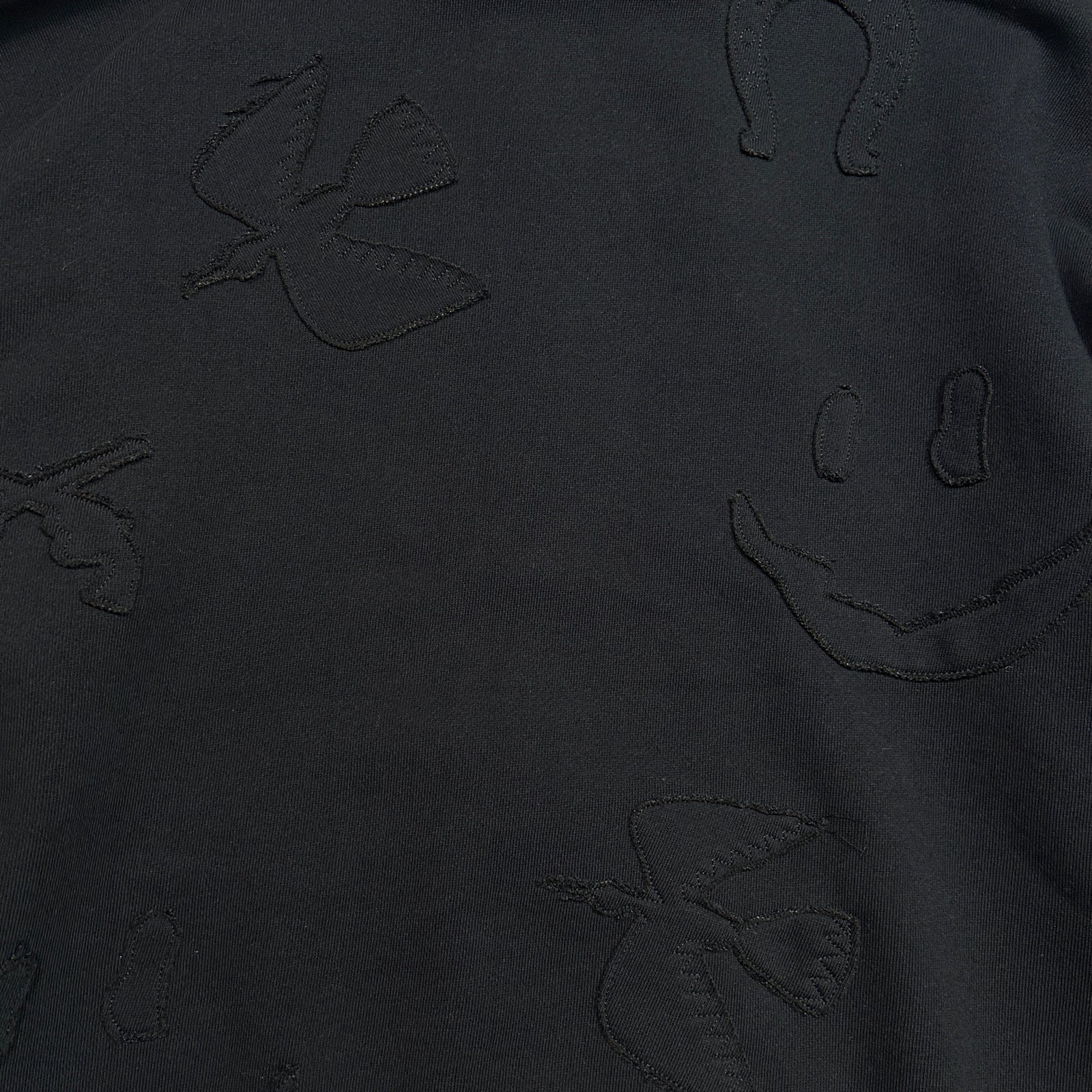 Load image into Gallery viewer, MIX EMBROIDERY PATCH HOODIE / BLACK