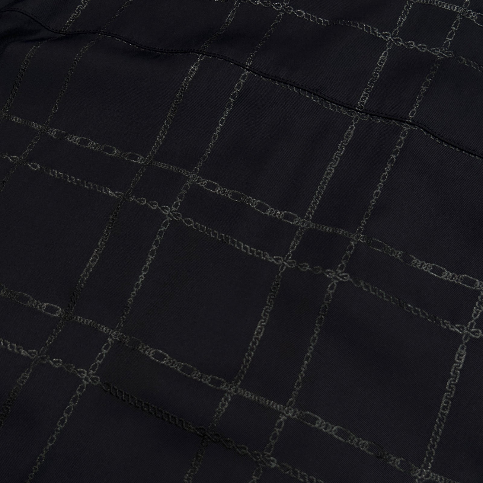 Load image into Gallery viewer, CHAIN CHECK SHIRT / BLACK