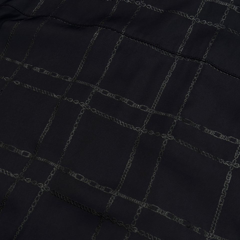 Load image into Gallery viewer, CHAIN CHECK SHIRT / BLACK
