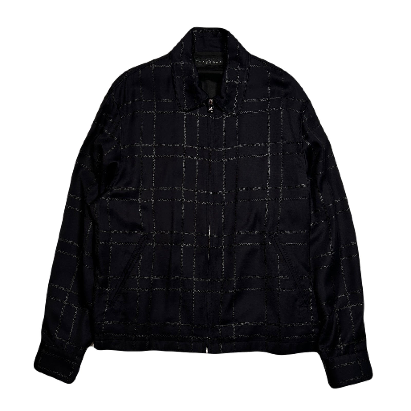 Load image into Gallery viewer, CHAIN CHECK JACKET / BLACK