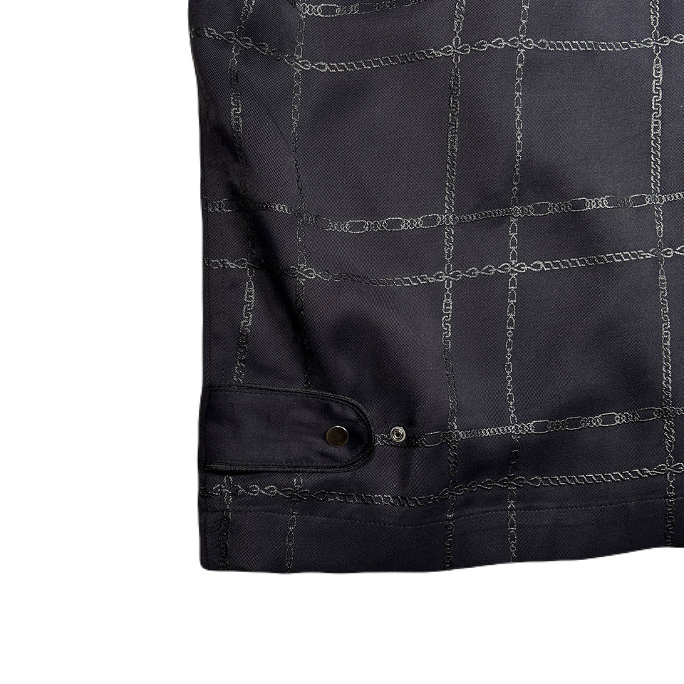 Load image into Gallery viewer, CHAIN CHECK JACKET / BLACK