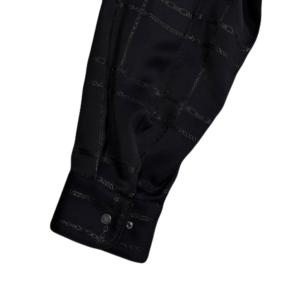 Load image into Gallery viewer, CHAIN CHECK JACKET / BLACK