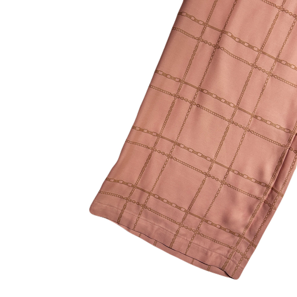 画像をギャラリービューアに読み込む, WOMENS CHAIN CHECK PANTS / PINK