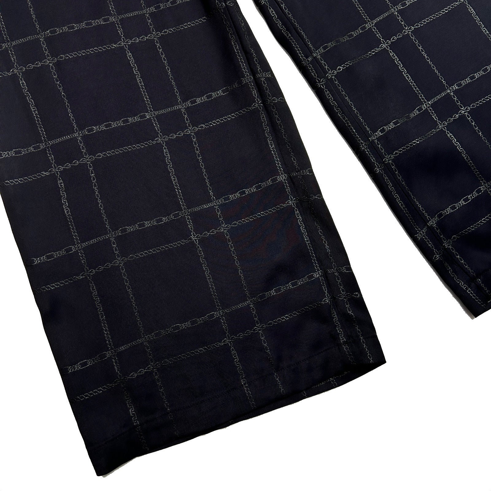 将图片加载到图库查看器,WOMENS CHAIN CHECK PANTS / BLACK