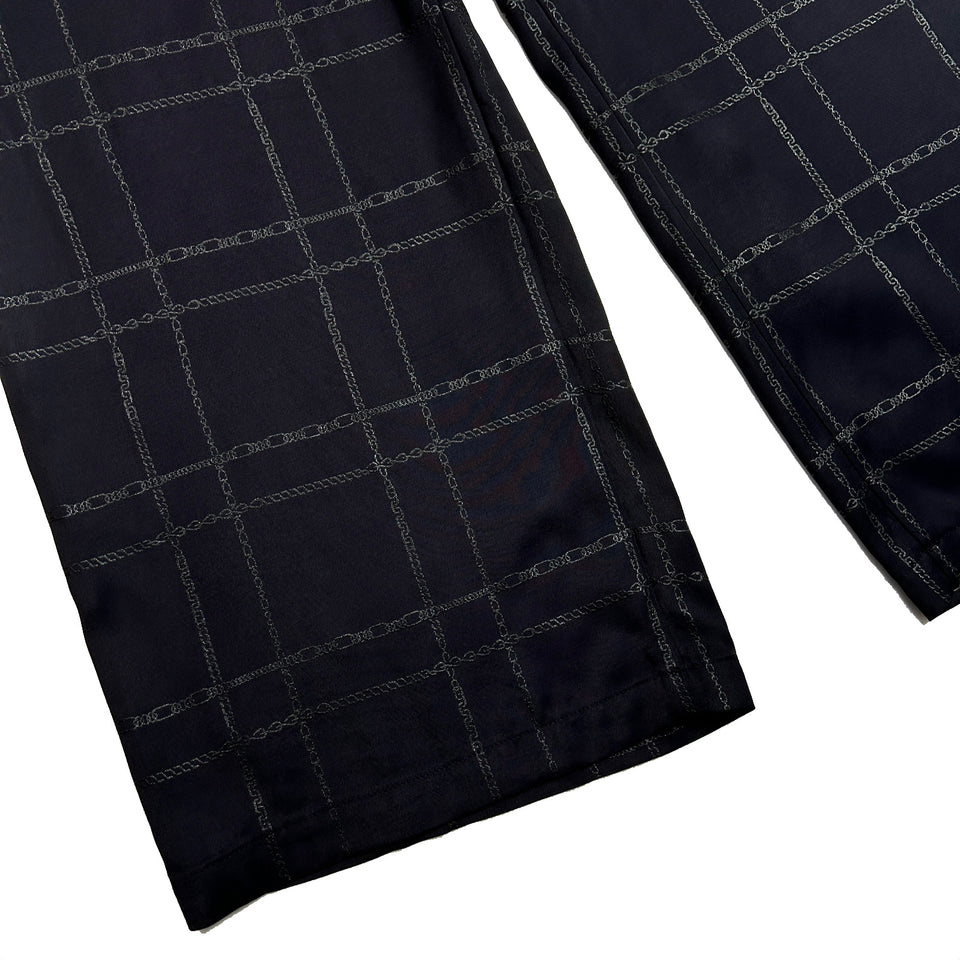 将图片加载到图库查看器,WOMENS CHAIN CHECK PANTS / BLACK