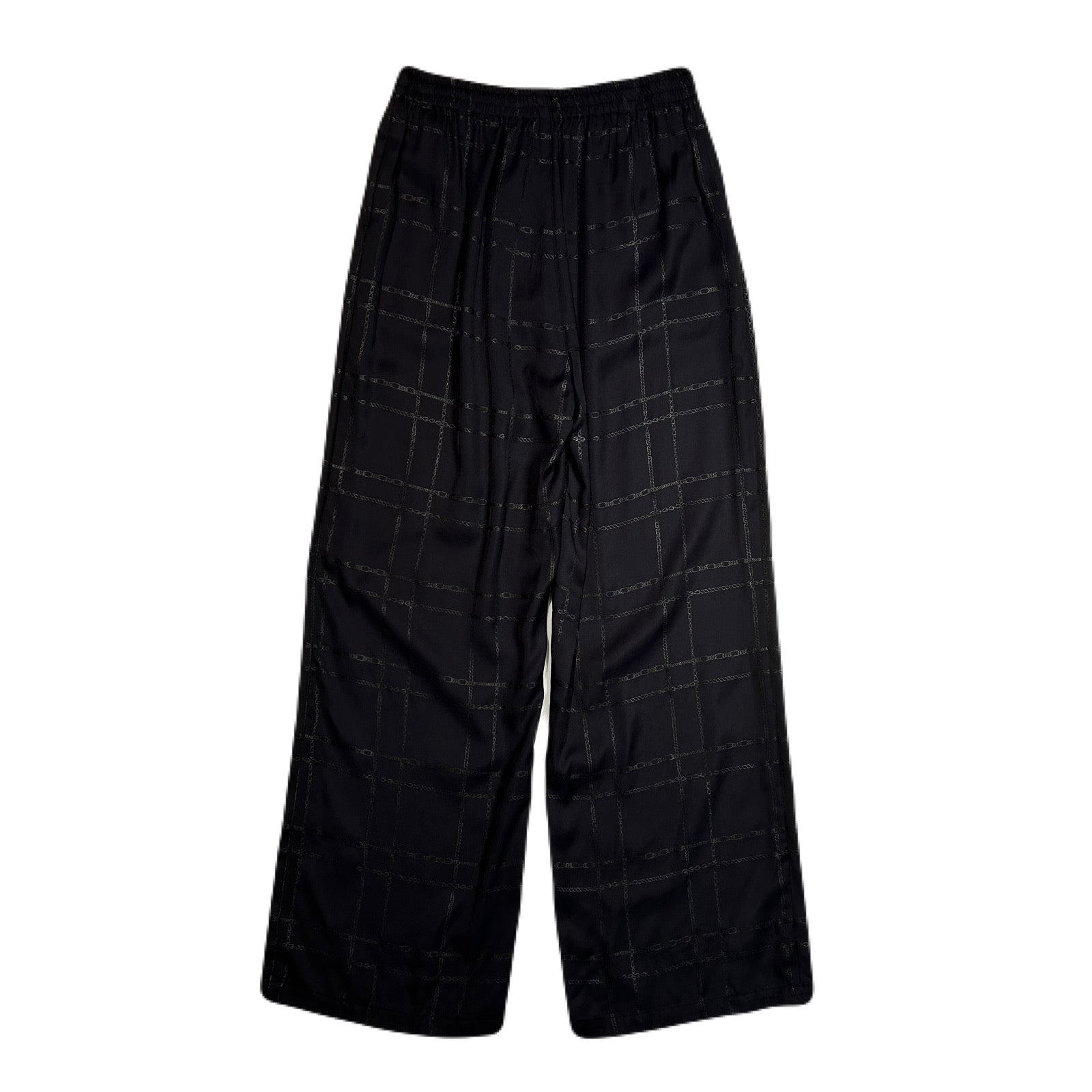 将图片加载到图库查看器,WOMENS CHAIN CHECK PANTS / BLACK