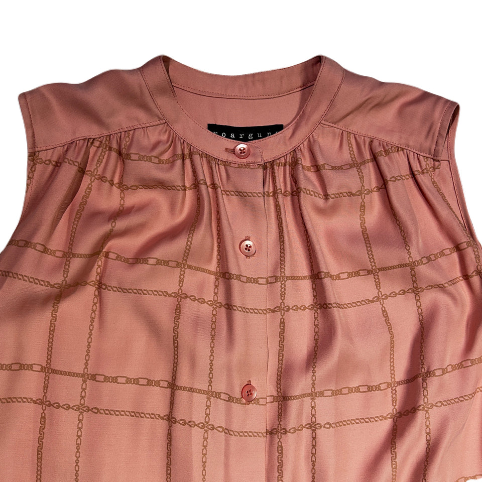 画像をギャラリービューアに読み込む, WOMENS CHAIN CHECK DRESS / PINK