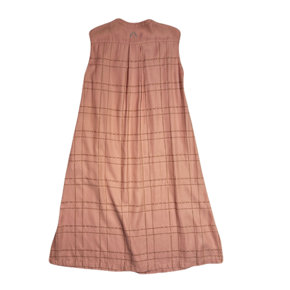 画像をギャラリービューアに読み込む, WOMENS CHAIN CHECK DRESS / PINK
