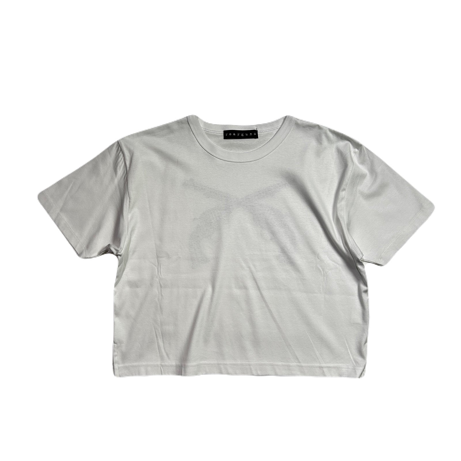 Load image into Gallery viewer, WOMENS CROSSGUN METAL T-SHIRT / WHITE