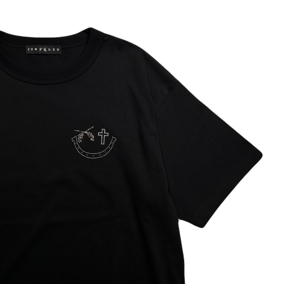 画像をギャラリービューアに読み込む, CROSSGUN FACE T-SHIRT / BLACK