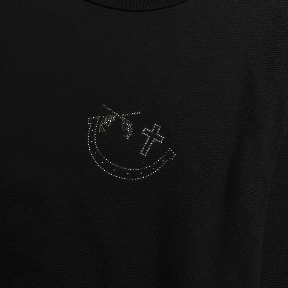 画像をギャラリービューアに読み込む, CROSSGUN FACE T-SHIRT / BLACK