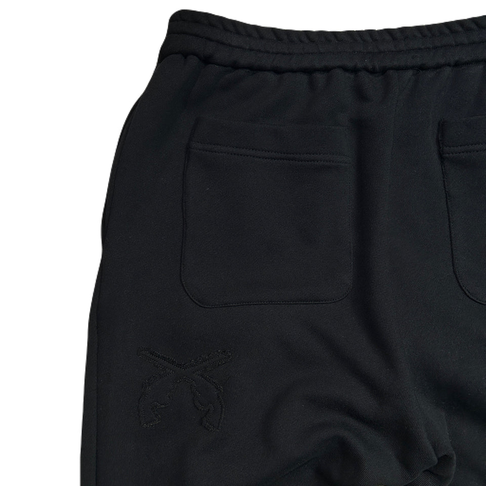 Load image into Gallery viewer, MIX EMBROIDERY PATCH PANTS / BLACK