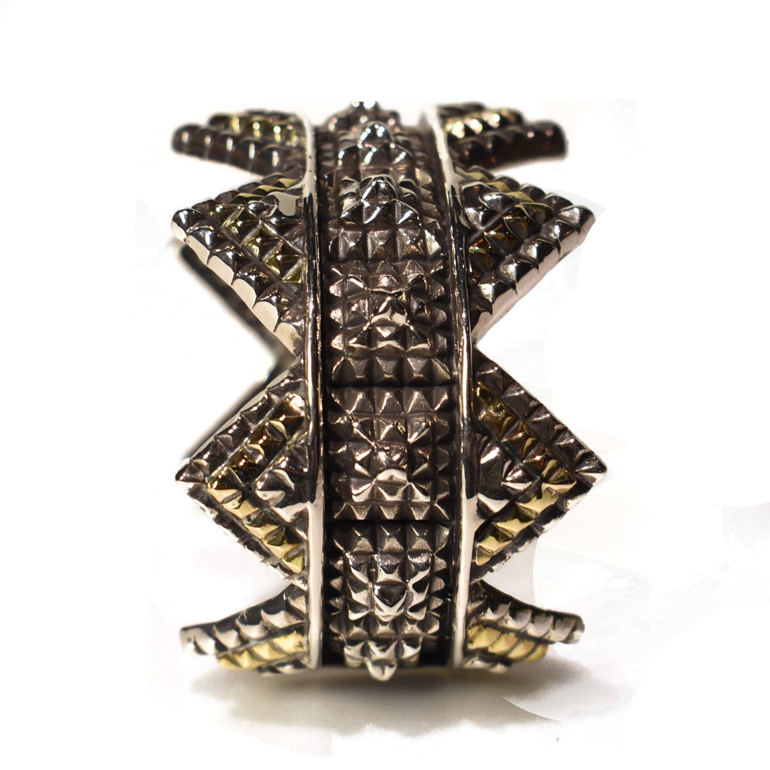 将图片加载到图库查看器,NATURAL INSTINCT STUDS WIDE BANGLE