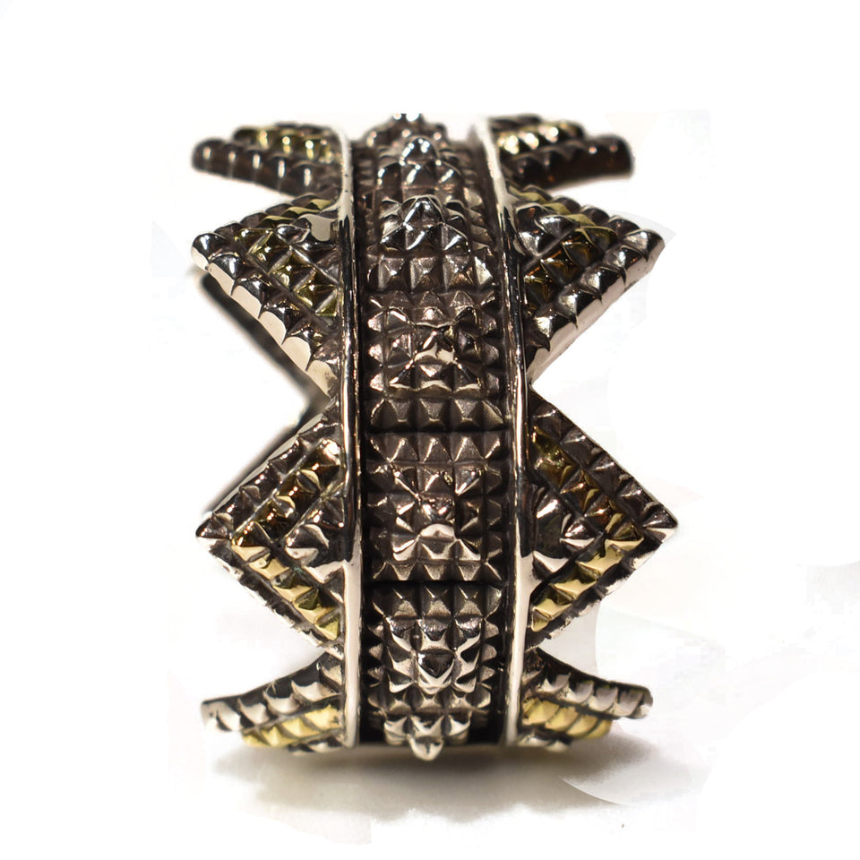 将图片加载到图库查看器,NATURAL INSTINCT STUDS WIDE BANGLE