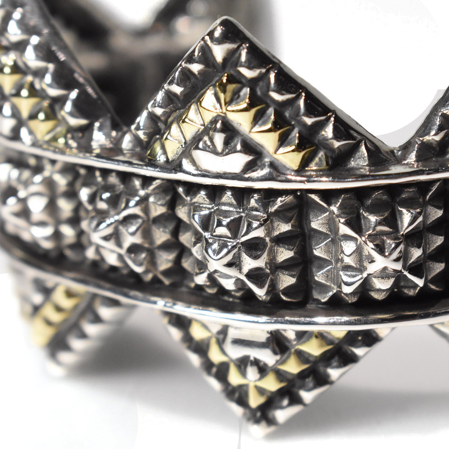 将图片加载到图库查看器,NATURAL INSTINCT STUDS WIDE BANGLE