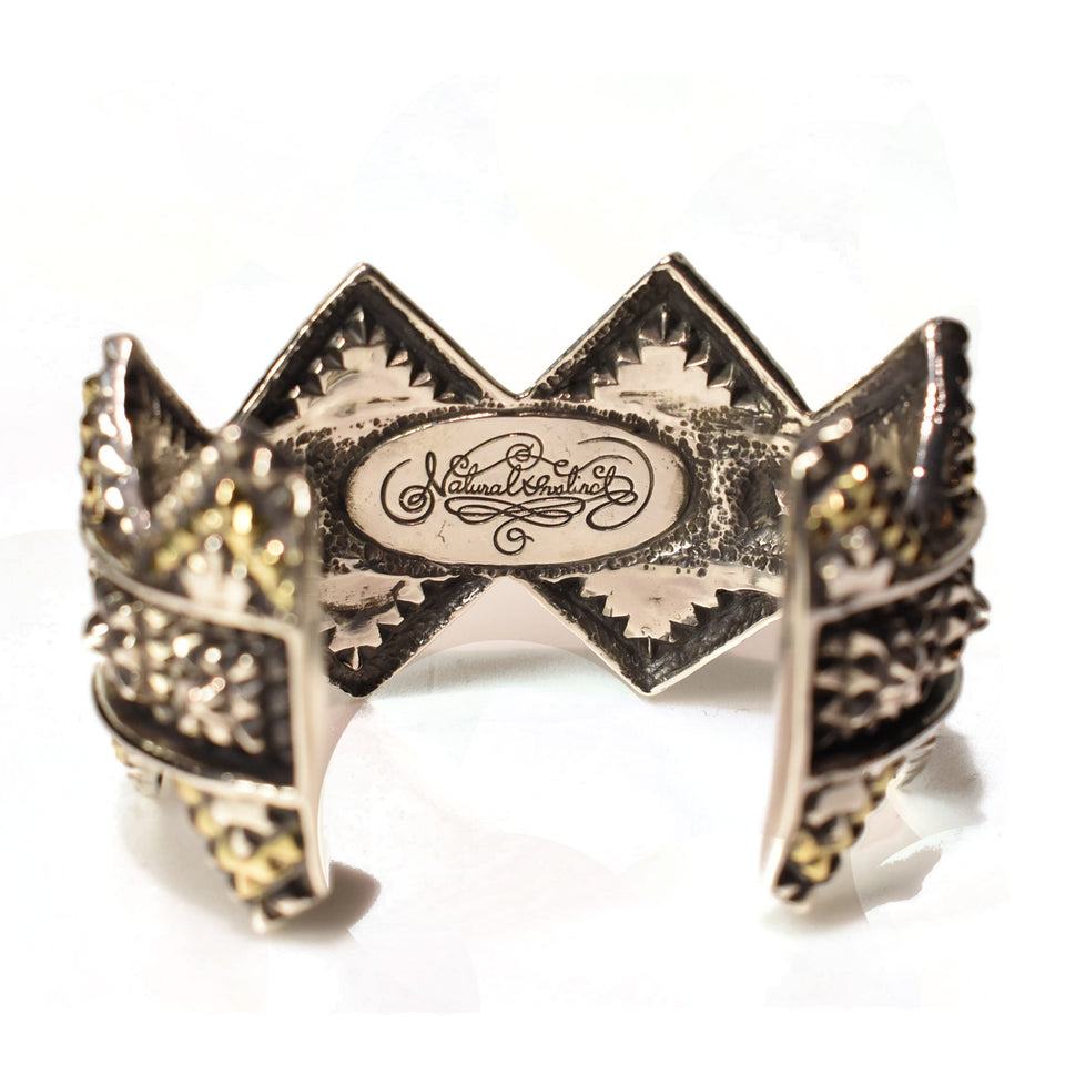 将图片加载到图库查看器,NATURAL INSTINCT STUDS WIDE BANGLE