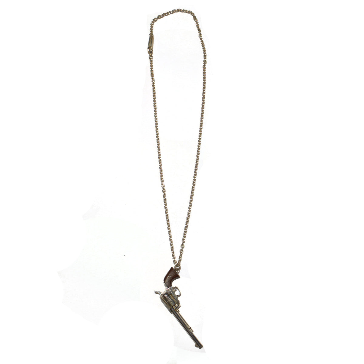 ATOMIC NUMBER 47 CROSSGUN NECKLACE / WOOD – roarguns ONLINE STORE