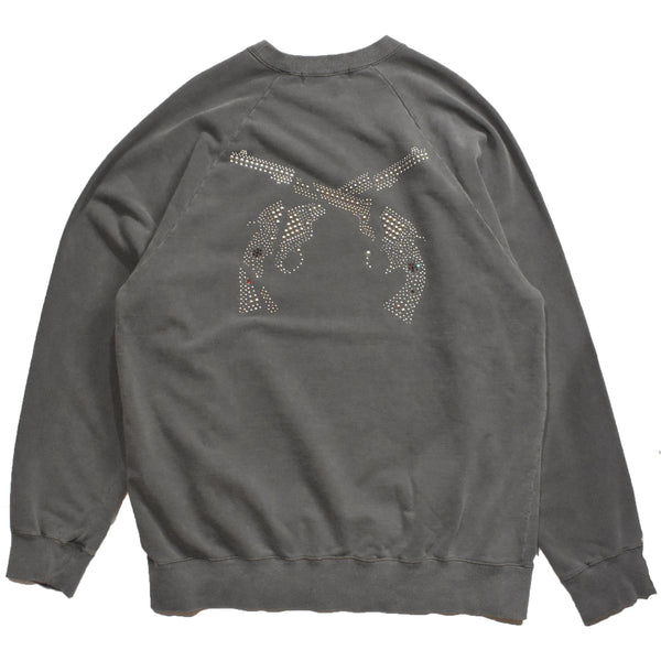 BROKEN CROSSGUN SWEAT / BLACK