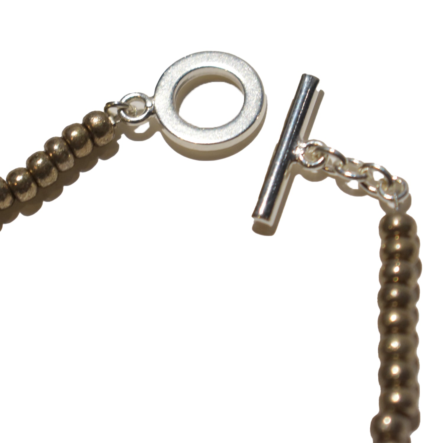 画像をギャラリービューアに読み込む, FRESH WATER PEARL BRASS BRACELET