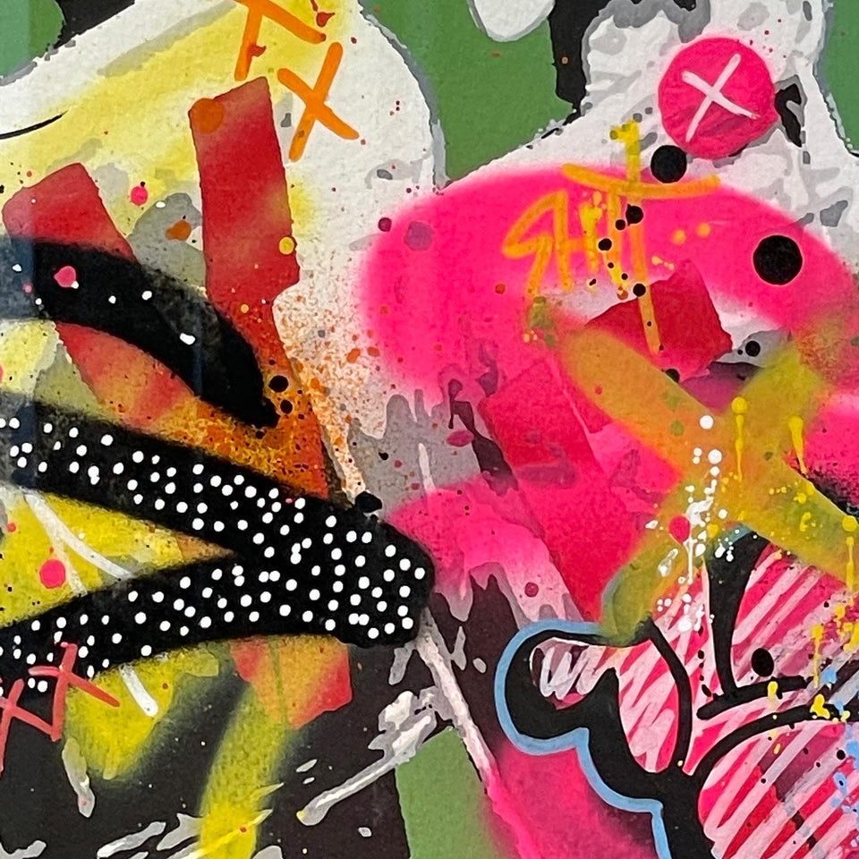 Load image into Gallery viewer, MARTIN WHATSON / Hand FInished LOVE COPS (GREEN)