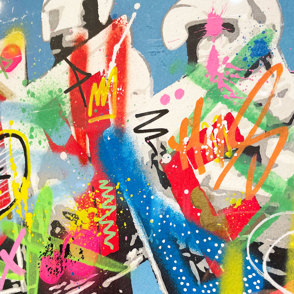Load image into Gallery viewer, MARTIN WHATSON / Hand FInished LOVE COPS (BLUE)