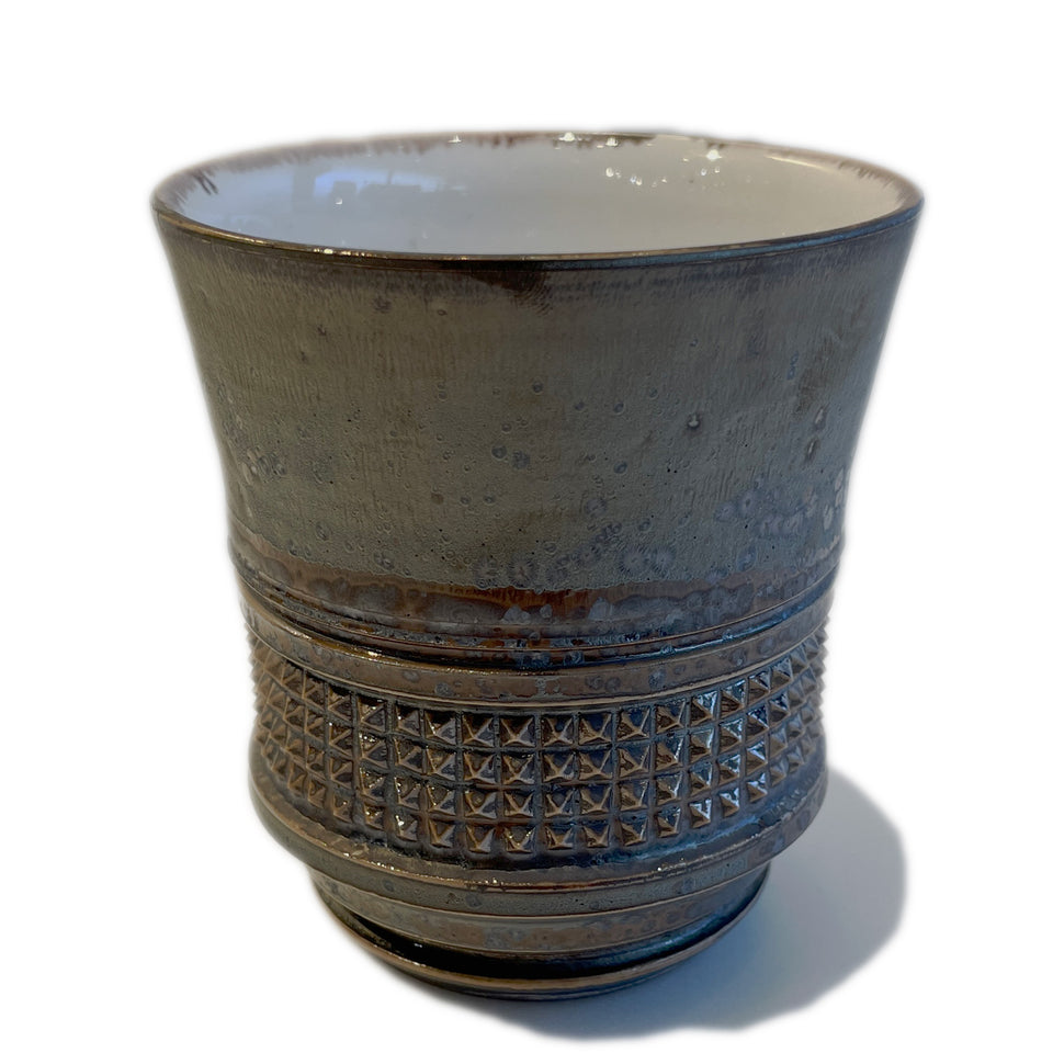 Load image into Gallery viewer, SHIRO HAMANAKA CERAMIC CUP LEOPARD STUDS SH135
