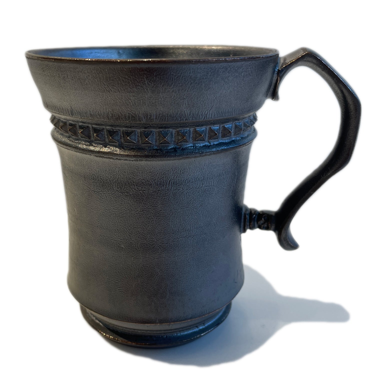 Load image into Gallery viewer, SHIRO HAMANAKA CERAMIC MUG LEATHER STUDS SHP016