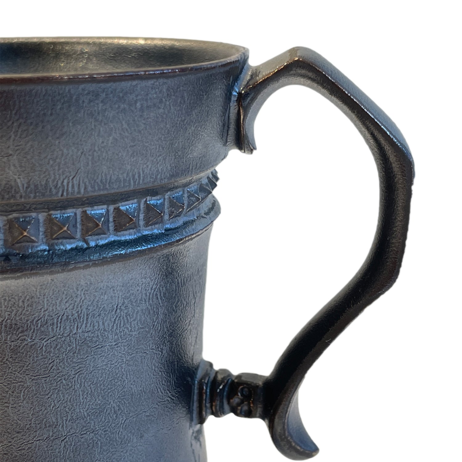 Load image into Gallery viewer, SHIRO HAMANAKA CERAMIC MUG LEATHER STUDS SHP016
