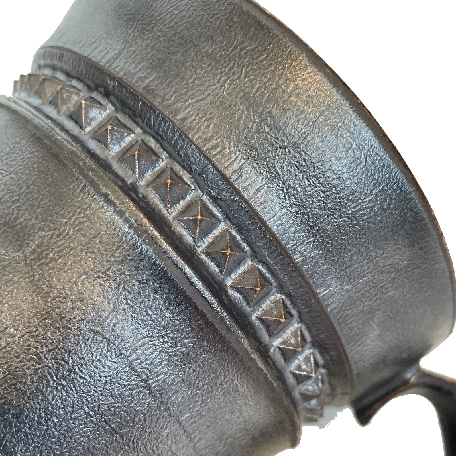 Load image into Gallery viewer, SHIRO HAMANAKA CERAMIC MUG LEATHER STUDS SHP016