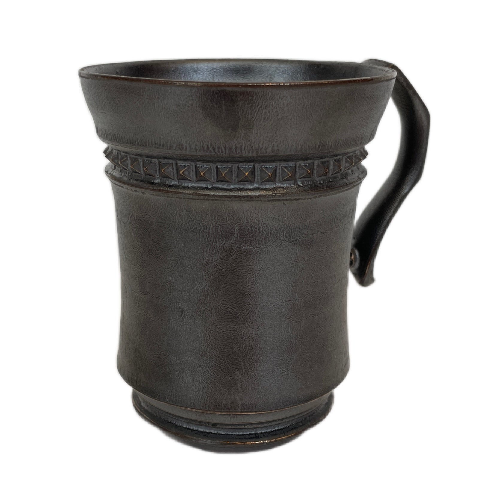 Load image into Gallery viewer, SHIRO HAMANAKA CERAMIC MUG LEATHER STUDS SHP016