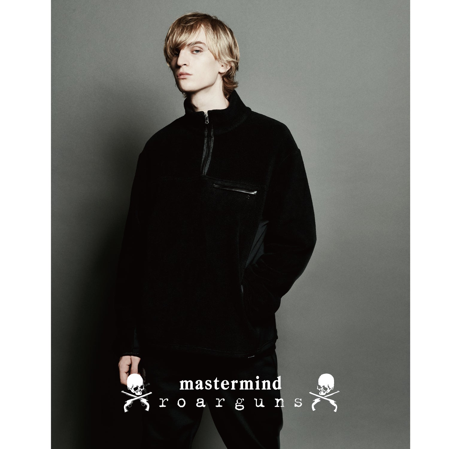 将图片加载到图库查看器,MASTERMIND WORLD FLEECE JACKET EMBROIDERY