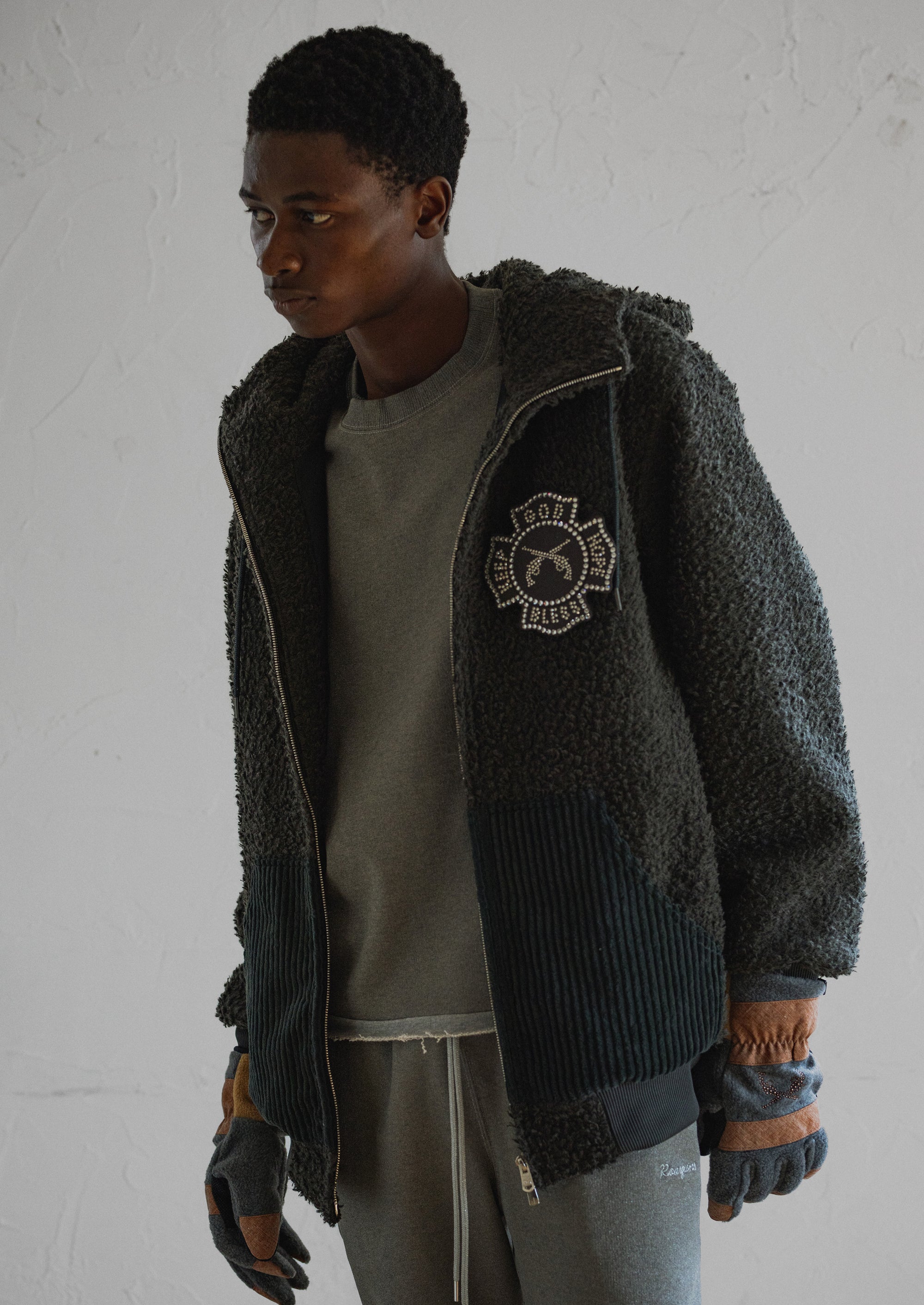 将图片加载到图库查看器，DREAD BOA HOODIE / GRAY