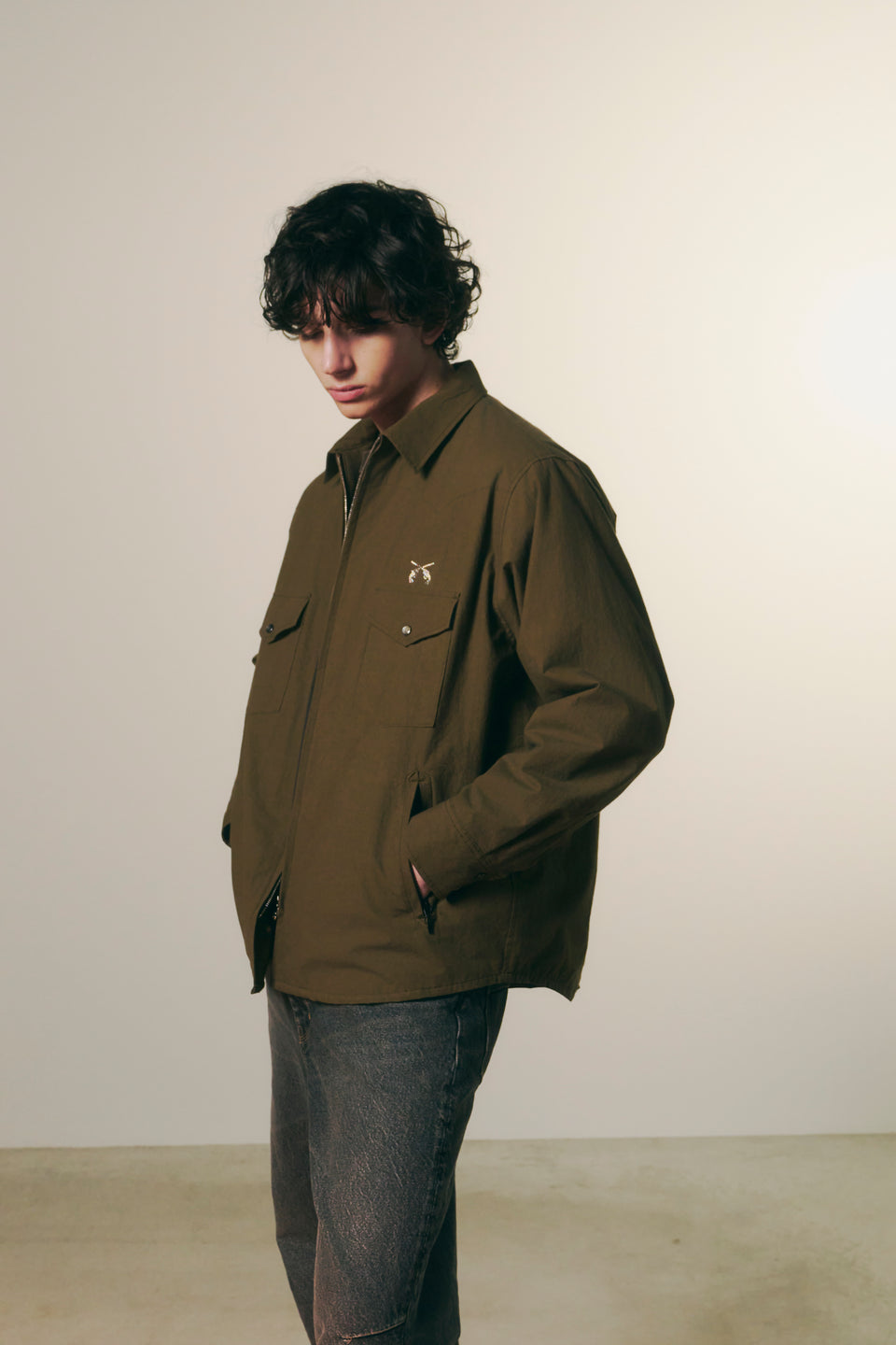 画像をギャラリービューアに読み込む, DOWN PROOF SHIRT JACKET / KHAKI
